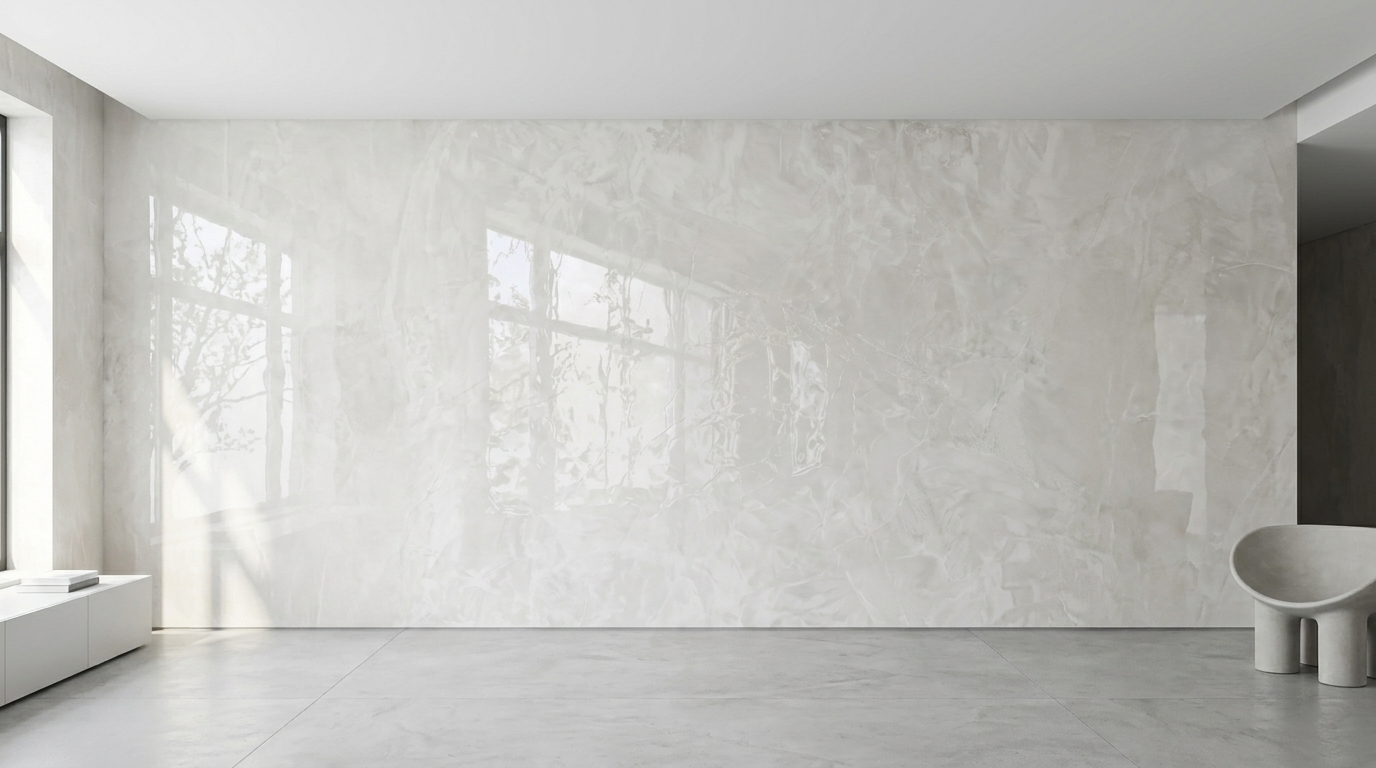 Pure White Plaster Gallery - Venetian Plaster Finish